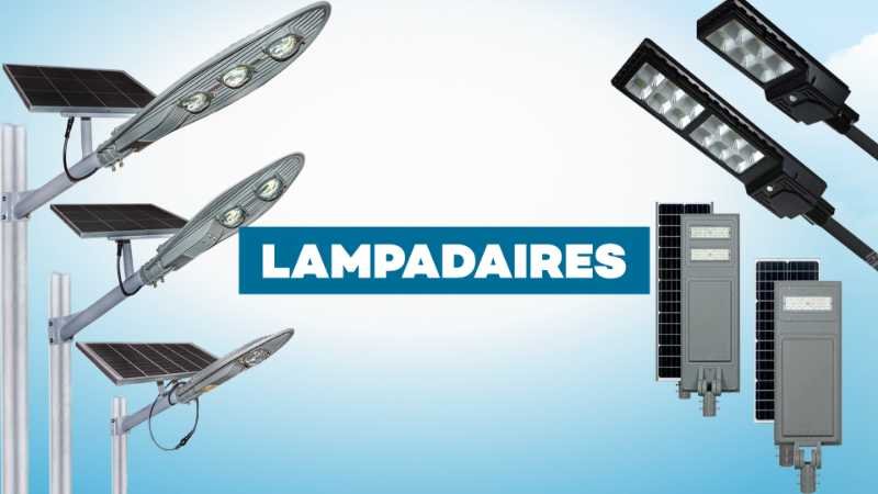 Éclairage public solaire - Voie principale de Sokodé